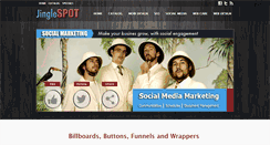 Desktop Screenshot of jinglespot.net