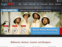 Tablet Screenshot of jinglespot.net